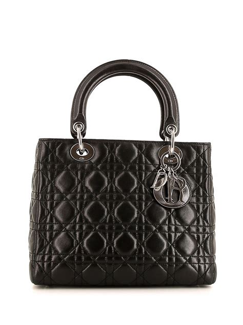 lady dior glossy bag|pre owned christian dior bags.